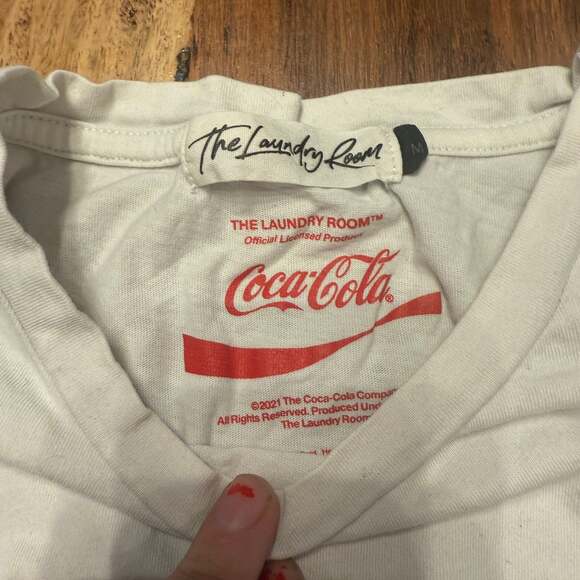 Women's The Laundry Room Diet Coke Social Club Crop Top - Picture 2 of 6